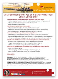 WHAT DO YOU DO WITH ALL THE STUFF 270px